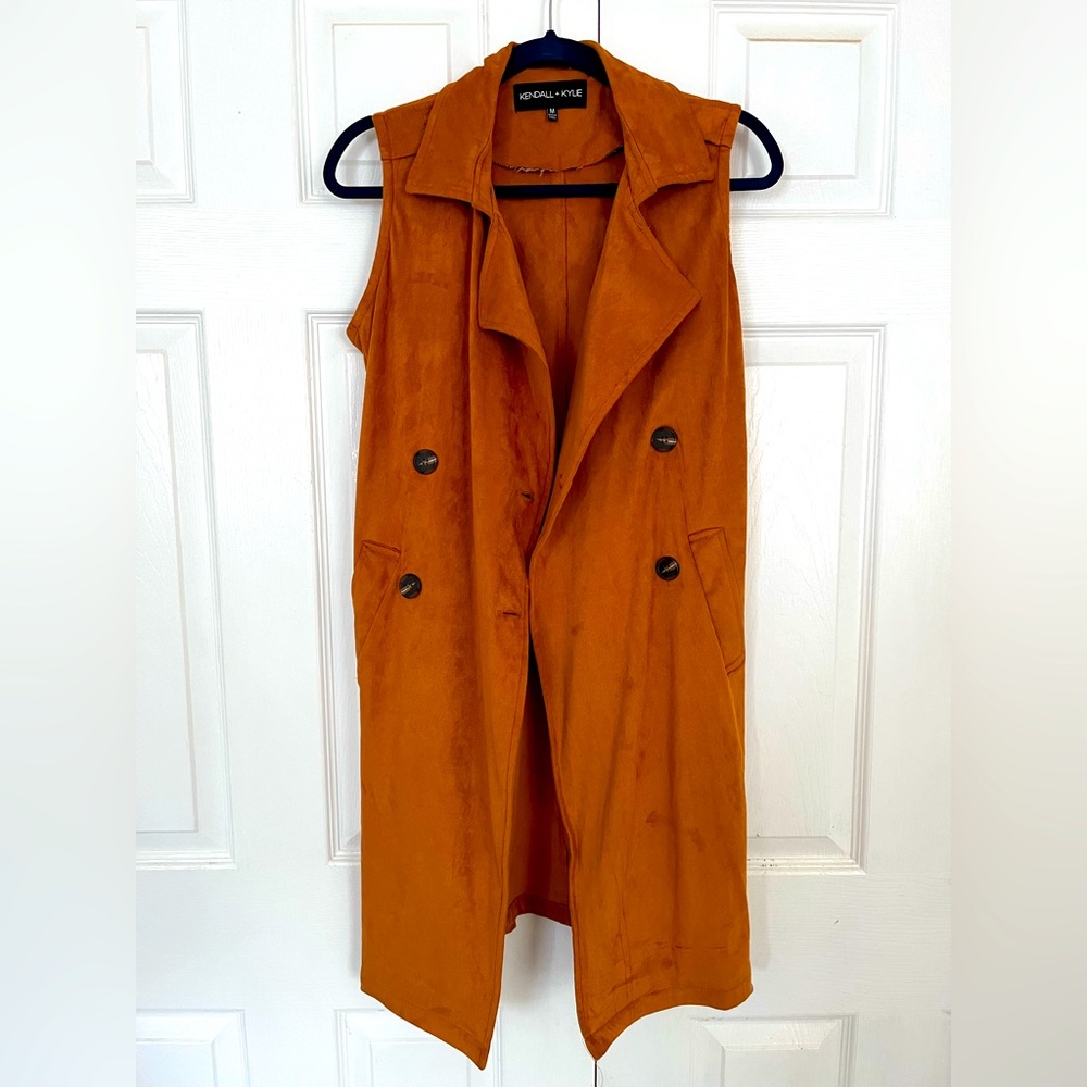 Kendall and Kylie Sleeveless Trench Coat